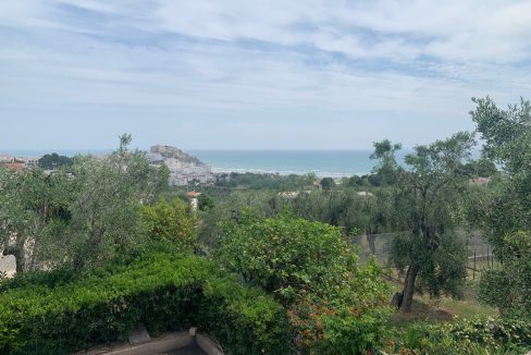 villa bifamiliare, contrada petto, balcone vista mare 1