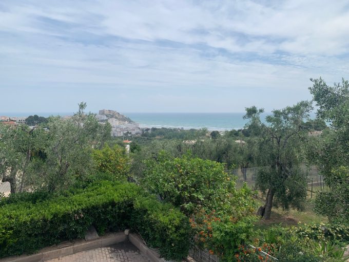 villa bifamiliare, contrada petto, balcone vista mare 1